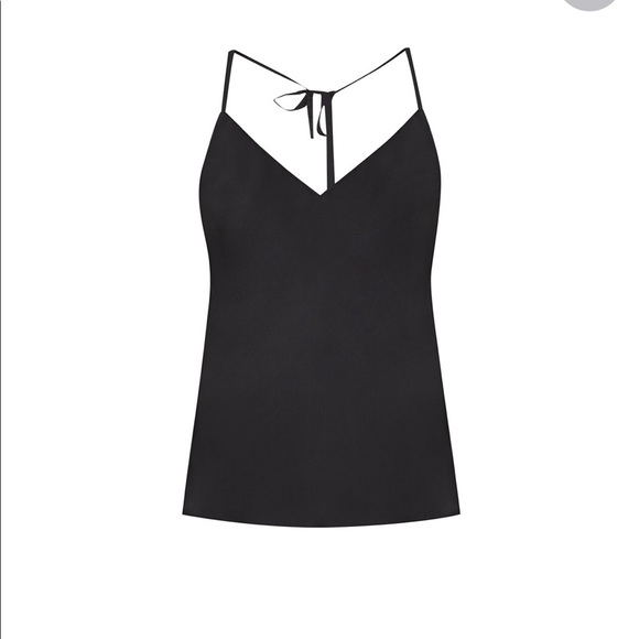 NWT BCBGMAXAZRIA Black Tie-Back Cami - Picture 7 of 7